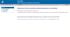 Desktop Screenshot of eventoweb.zhaw.ch